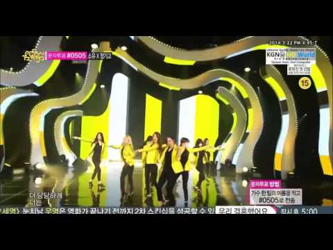 140322 SNSD - Mr Mr  @ Music Core