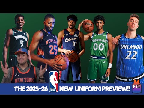 Every NEW NBA Jersey for the 2025-26 Season | FTJ New Season Uniform Preview!