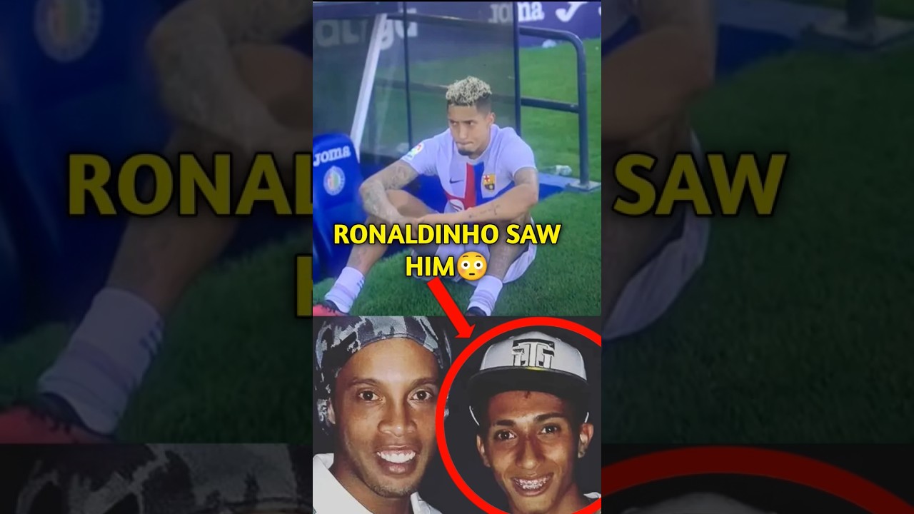 Raphinha Met Ronaldinho Before Becoming A Star 😳 #football