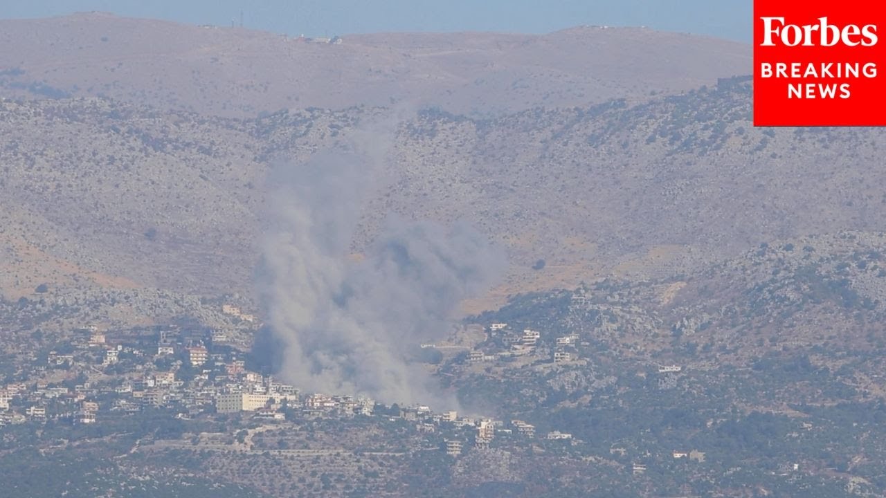Israeli Forces Conduct An Airstrike In Southern Lebanon, Amidst Rising Tensions With Hezbollah