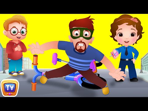 ChuChu TV Police Save The Bicycles - ChuChu TV Police Fun Cartoons for Kids