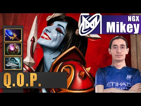 Queen of Pain Mid | NGX.Mikey | MIKEY THE NEW NIGMA PRODIGY TOO POWERFUL | 7.33c Gameplay Highlight