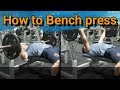 How to bench press properly with weight