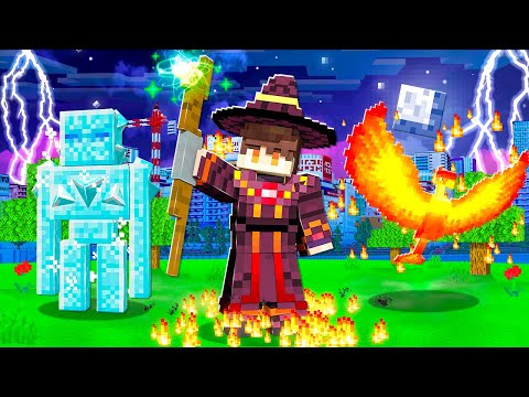 I Became an ELEMENTAL WIZARD in MINECRAFT!