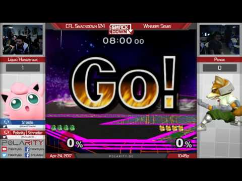 CFL Smackdown 124 Melee - Liquid`Hungrybox (Puff) vs Pengie (Fox) - Winners Semis