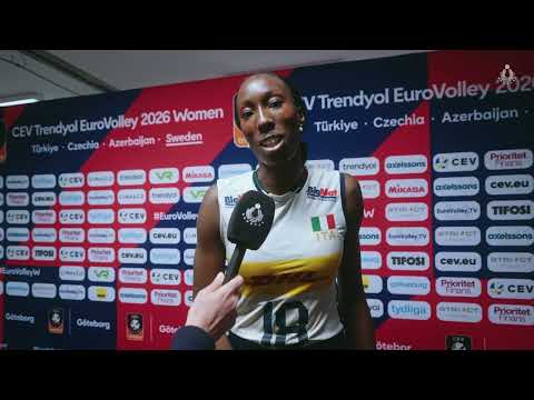 Europei Femminili: Paola Egonu dopo Italia-Francia 3-1