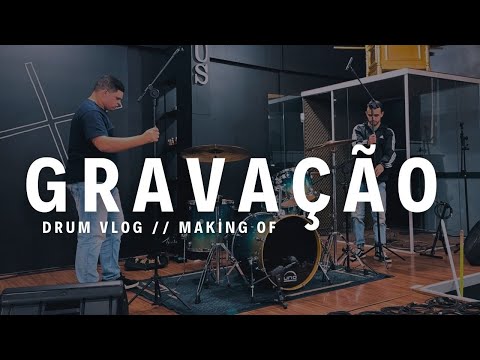 GRAVAÇÃO DE BATERIA // DRUM VLOG, Backstage, Making of, Dicas de Captação. 