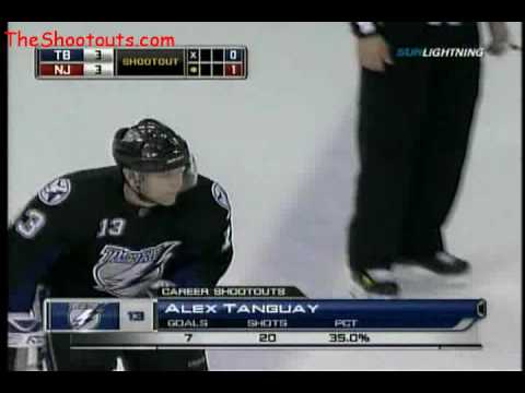 New Jersey Devils (4) @ Tampa Bay Lightning (3) Shootout October 8, 2009