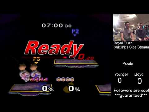 Royal Flush SSBM Pools - Younger (Falco) vs. Boyd (ICs)
