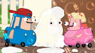 A Família Wheelzy ama brincar! Desenhos animados de carros em português. Desenho animado infantil