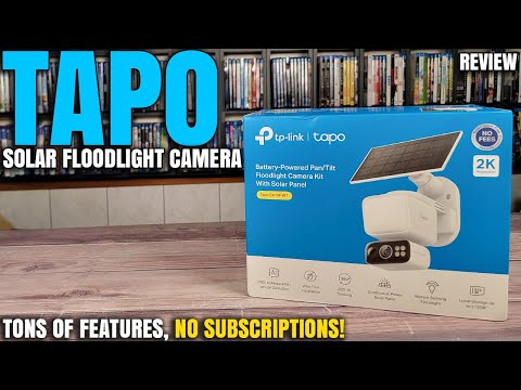 Tons Of Features, No Subscriptions! | Tapo C615F KIT Solar Floodlight Camera Review
