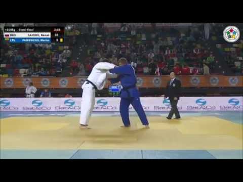 Renat SAIDOV (RUS) Vs Marius PASKEVICIUS (LTU) - Judo Grand Prix Samsun 2014 [+100kg]