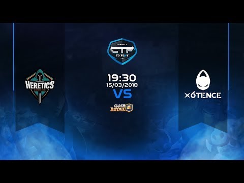 TEAM HERETICS Vs X6TENCE | JORNADA 9 Liga Clash Royale