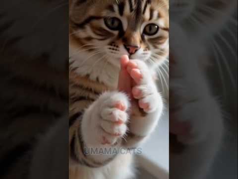"Cat Gently Plays with Baby’s Fingers | Cutest Interaction"