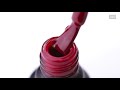 Siller Gel Nail Polish No. 042 (deep burgundy, enamel), 8 ml