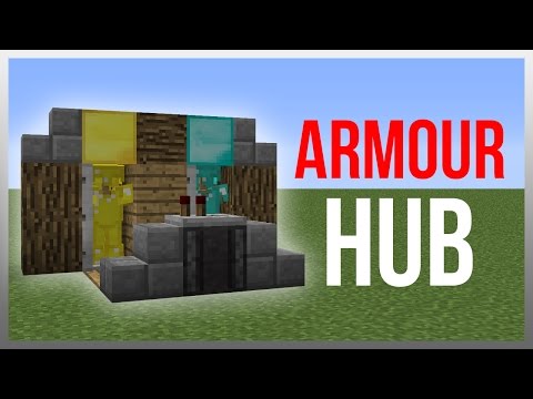 Minecraft 1.12: Redstone Tutorial - Armour Hub!