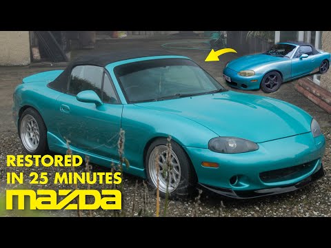 Resurrecting a Forgotten Miata: 18-Month Restoration Journey in 25 Minutes!