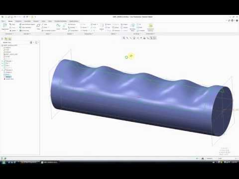 Grip Handle - Creo Parametric 2.0 / Pro Engineer