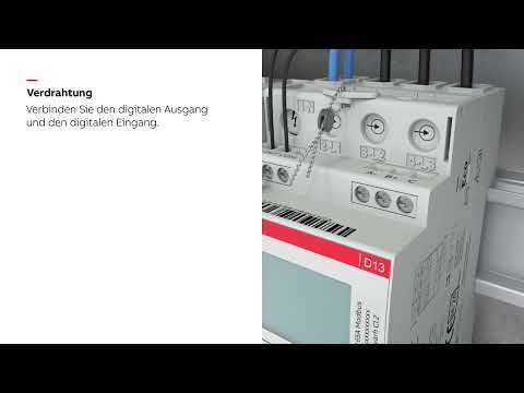 Drehstromzähler D13 Anleitung zu Erstinbetriebnahme