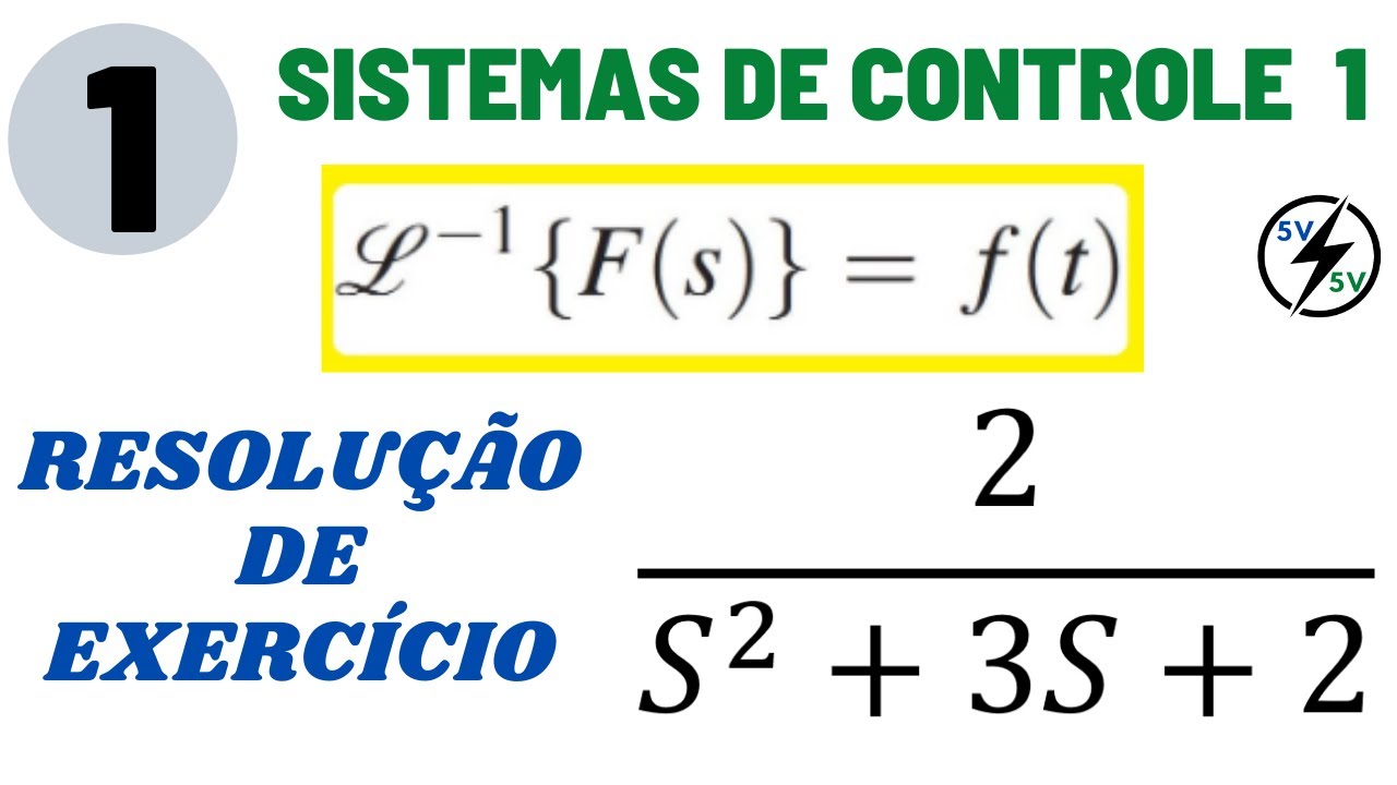 Função de transferência F(s) para f(t) - Ex. 1 (Sistema de Controle 1)