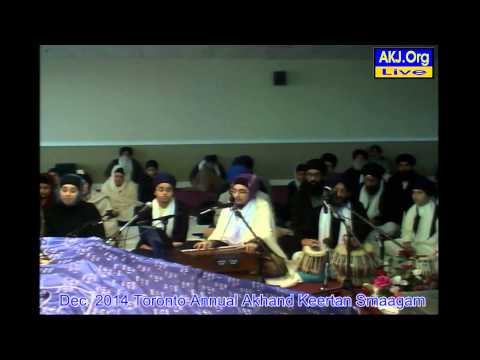 076 Toronto Dec. 2014 Smaagam - Saturday Morning Keertan - B. Bhavandeep Kaur Jee Ottawa
