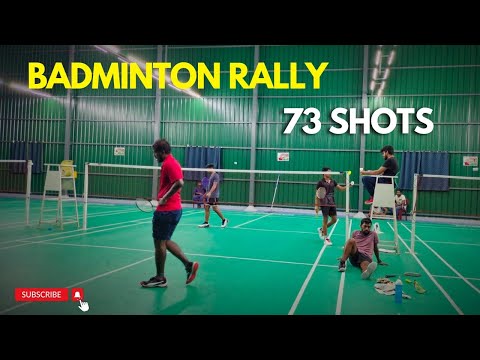 Badminton Rally - 73 Shots..... 🔥