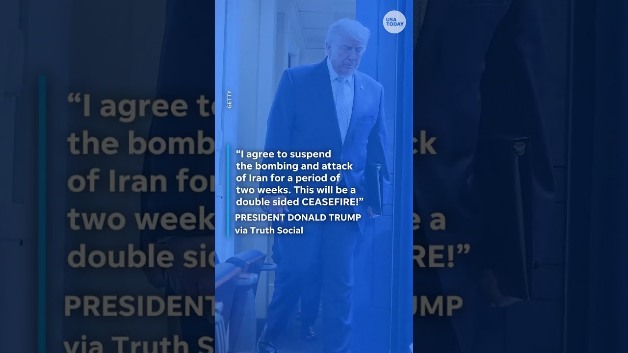President Trump announces Iran ceasefire contingent on opening Hormuz