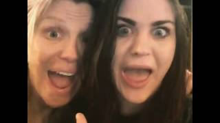 Frances Bean Cobain and Courtney Love - Merry Xmas,Aaah!