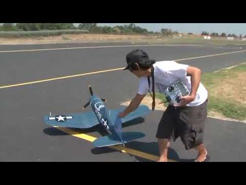 PNP edition rc plane F4U Pirate remote control With folding wing and retract landing gear Wingspan