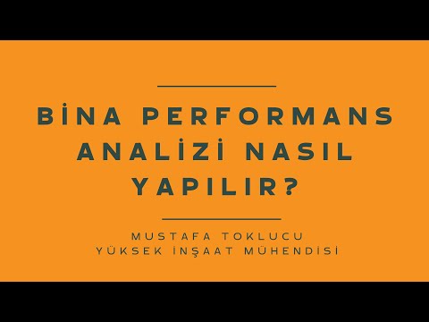 Bina Performans Analizi Nasıl Yapılır?