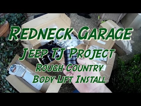 Jeep Wrangler TJ Project - 1" Rough Country Body Lift RC‑607