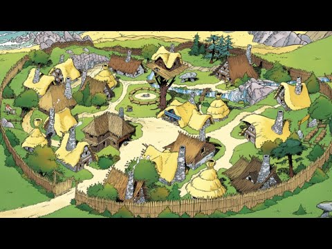 Asterix and Solo Uderzo (Village banquet)