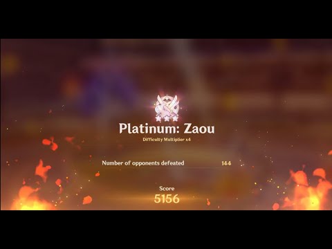 Hyakunin Ikki Day 1 (Trial Characters Only) Genshin Impact Patch 2.5 Extreme x4 (5156 points)