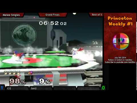 Princeton Weekly #1 - C!Z (Marth) vs Son2 (Falco) SSBM Grand Finals