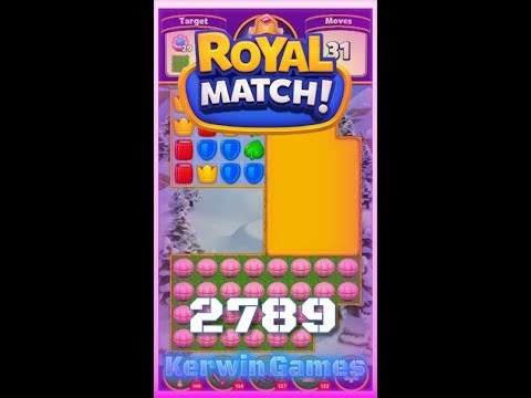 Royal Match Level 2789 - Super Hard Level - No Boosters Gameplay