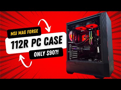 Корпус MSI MAG FORGE 112R ATX / mATX / Mini-ITX, 4 вентилятори, Mesh, скло Б/В - фото 1 - id-p2973017612