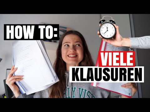 Wie du MEHRERE Fächer GLEICHZEITIG lernen kannst// Lernplan erstellen