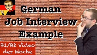 Intermediate German #6: Job Interview