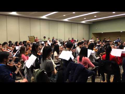 2015 Maryland All-State Senior Orchestra rehearses