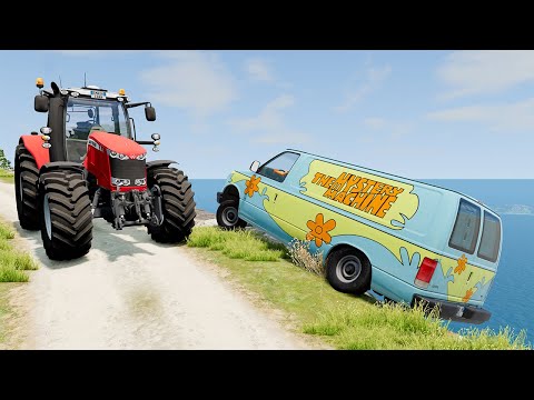 Cliff Drops Marathon #9 - BeamNG DRIVE | SmashChan