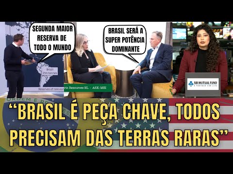 BRASIL PEÇA-CHAVE: A "Superpotência Dominante" das Terras Raras que o Mundo Precisa!