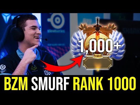 OG.bzm Smurfing in Rank 1000 Looks Like - Base to Base ZIP ZAP DOTA 2