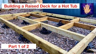 Building a Raised Hot Tub Deck with StrataRise Joist Support Pedestals (Part 1 of 2)