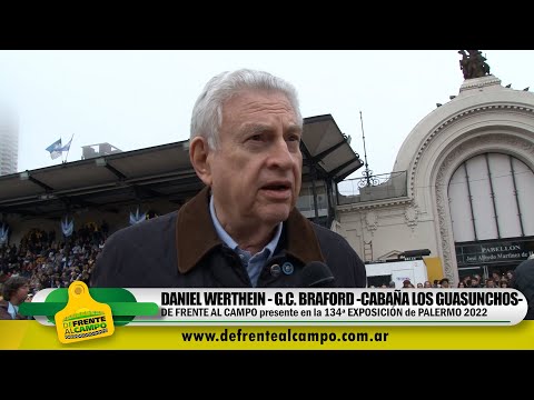 DANIEL WERTHEIN - CABAÑA LOS GUASUNCHOS - GRAN CAMPEÓN MACHOS - BRAFORD - 2022 -
