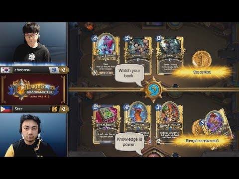 che0nsu vs Staz | Hearthstone Grandmasters Asia-Pacific Week 1 Day 2 | GAME 1