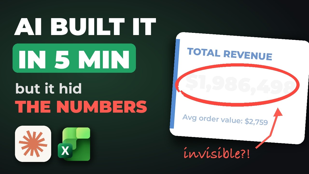 How to Use Claude in Excel: Build a Full Dashboard in 5 Minutes #excel #ai