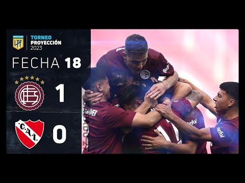 #TorneoProyección 2023 | Fecha 18 | resumen de Lanús y Independiente