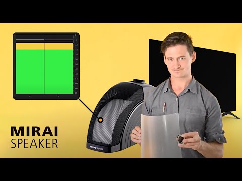 Mirai Speaker Curved Panel Audiblewave Technology Demonstration
