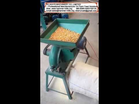 Domestic grain feed crusher,corn grinder mill,maize flour mi...