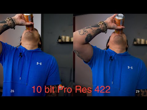 Nikon Z9 Video - side by side with the Z6- 10 bit 4K Pro Res video comparison (non-technical)